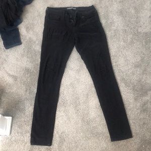 Express black jegging jeans